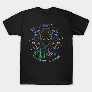 Alien on the dark side T-Shirt